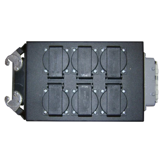  HAN 16 In/Out - Box mit 6-fach Schuko