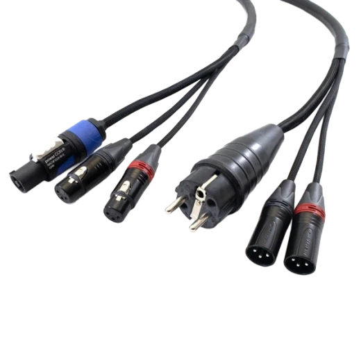  PowerCON + 2-Fach 3-Pol XLR